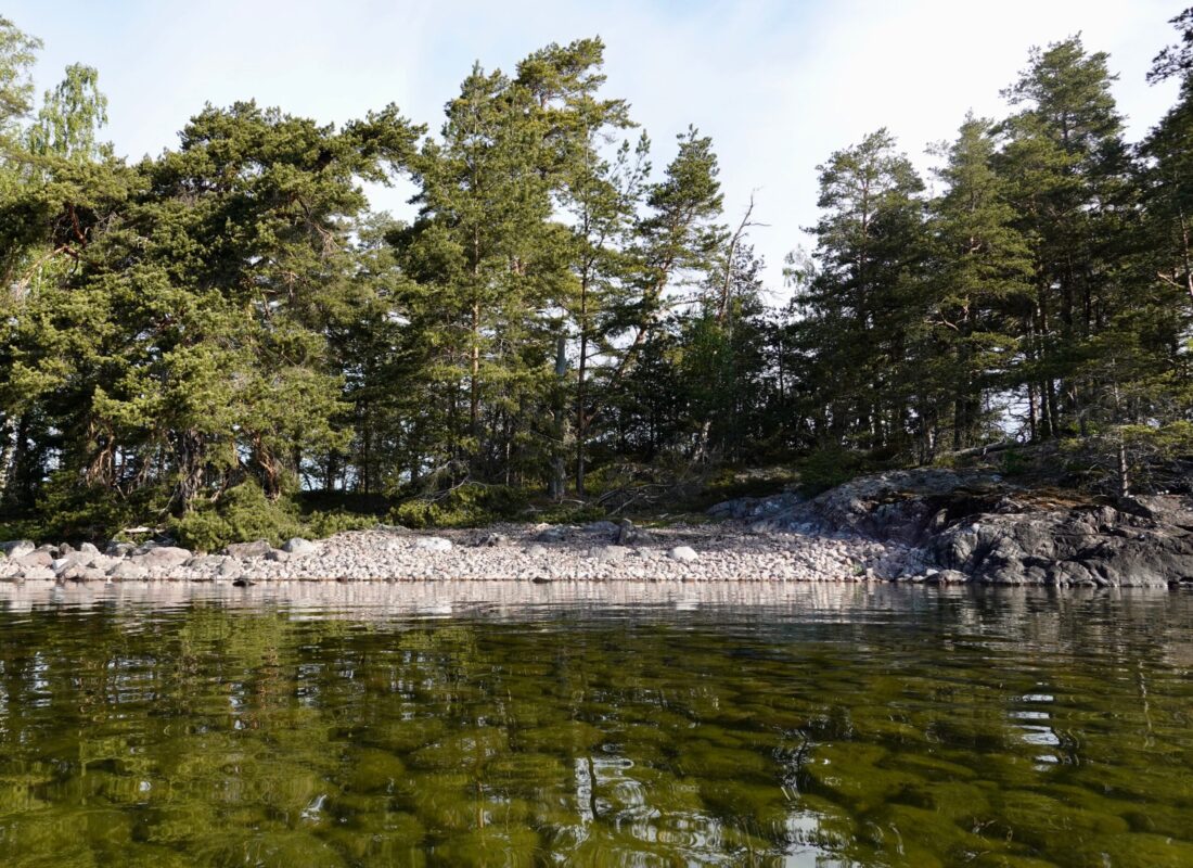 Drinkable water in lake Vättern, Sweden